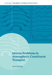 Inverse Problems in Atmospheric Constituent Transport