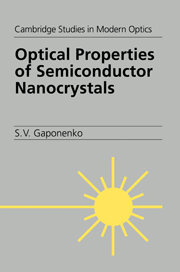 Optical Properties of Semiconductor Nanocrystals