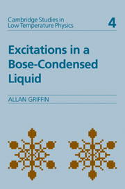 Excitations in a Bose-condensed Liquid