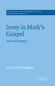 Irony in Mark's Gospel