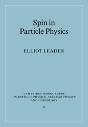 Spin in Particle Physics