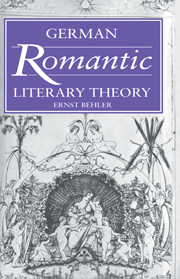 German Romantic Literary Theory