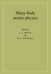 Many-Body Atomic Physics