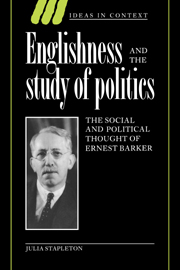 Englishness and the Study of Politics History of ideas