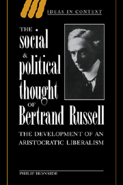 The Social and Political Thought of Bertrand Russell
