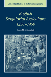 English Seigniorial Agriculture, 1250–1450