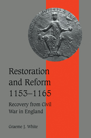 Restoration and Reform, 1153–1165