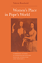 Women's Place in Pope's World