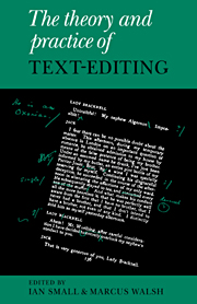 The Theory and Practice of Text-Editing