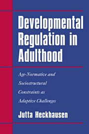 Developmental Regulation in Adulthood