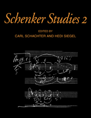 Schenker Studies 2