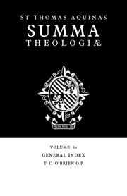 Summa Theologiae Index