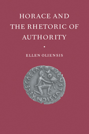 Horace and the Rhetoric of Authority