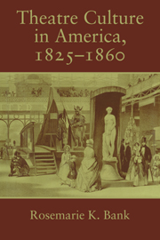 Theatre Culture in America, 1825–1860