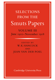 Selections from the Smuts Papers