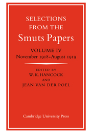 Selections from the Smuts Papers