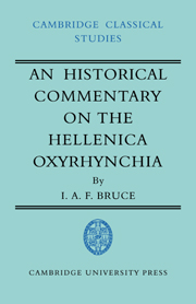 An Historical Commentary on the Hellenica Oxyrhynchia