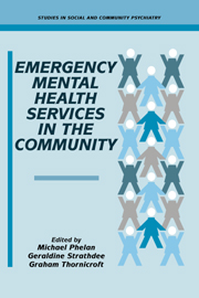 Emergency Mental Health Services in the Community