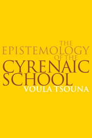 The Epistemology of the Cyrenaic School