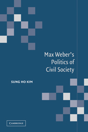 Max Weber's Politics of Civil Society