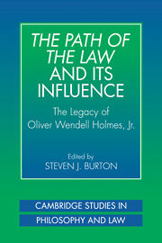 The Path of the Law and its Influence