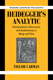 Heidegger's Analytic