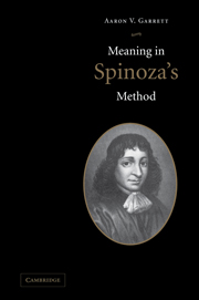 write an essay on the geometrical method of spinoza