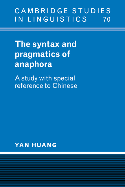 The Syntax and Pragmatics of Anaphora