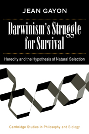 Darwinism's Struggle for Survival