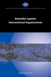 Remedies against International Organisations