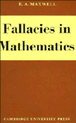 Image result for Fallacies in mathematics maxwell