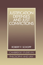 Justification Defenses and Just Convictions