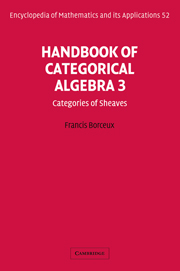 Handbook of Categorical Algebra