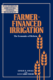 Farmer-Financed Irrigation