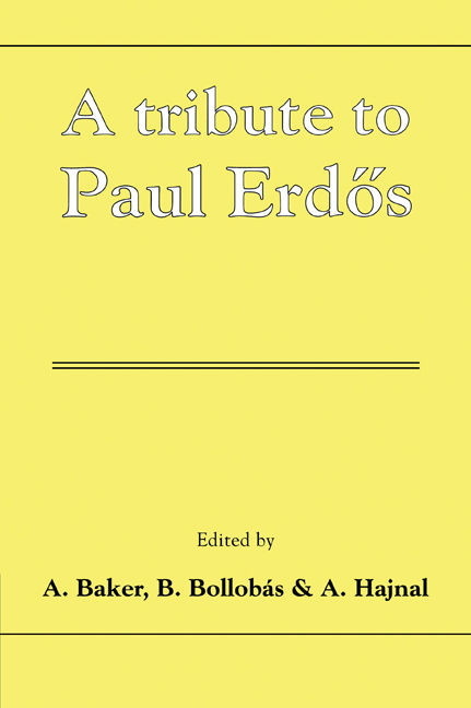 A Tribute to Paul Erdos