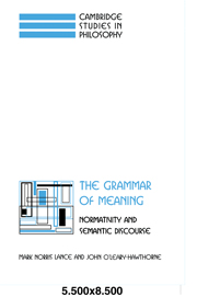 The Grammar of Meaning