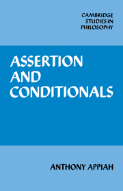 Assertion and Conditionals