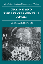 France and the Estates General of 1614