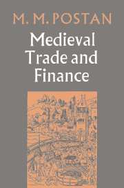 Mediaeval Trade and Finance