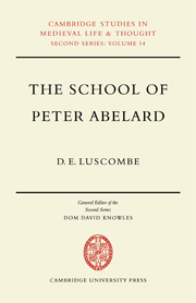 The School of Peter Abelard