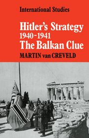 Hitler's Strategy 1940–1941