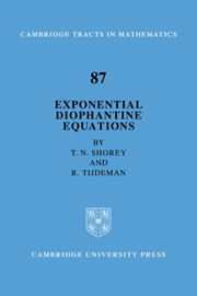 Exponential Diophantine Equations