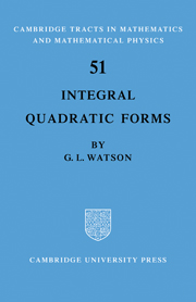 Integral Quadratic Forms