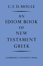 An Idiom Book of New Testament Greek