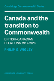 Canada and the Transition to Commonwealth