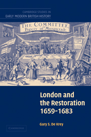 London and the Restoration, 1659–1683