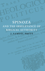 Spinoza and the Irrelevance of Biblical Authority