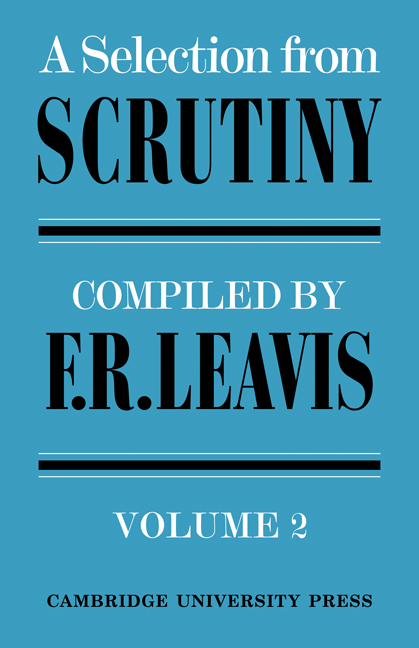 A Selection from Scrutiny