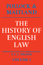 The History of English Law