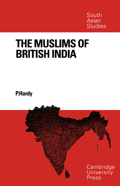 The Muslims of British India by P. Hardy